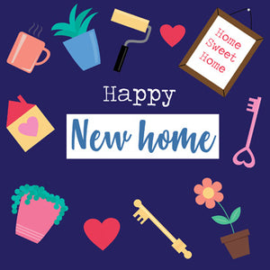 MEM112 - Happy New Home Greeting Card
