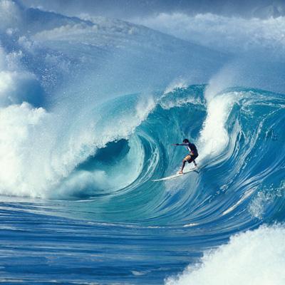 ML123 - Big Wave Surfing Greeting Card