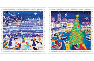 NC-XM533 - Pack de cartes de Noël Snowball Days (3 paquets de 6 cartes)
