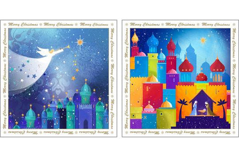 NC-XM542 - Pack de cartes de Noël Hark the Herald Angels (3 paquets de 6 cartes)