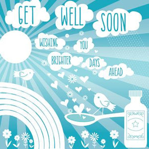 NGW102 - Get Well Soon Brighter Days Greeting Card