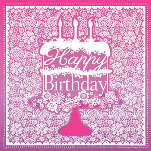 NGW104 - Happy Birthday Cake Greeting Card