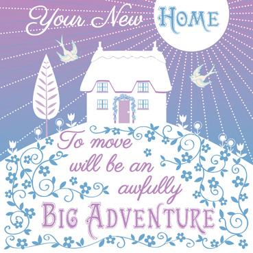 NGW105 - Votre nouvelle maison (Grande aventure) Carte de vœux