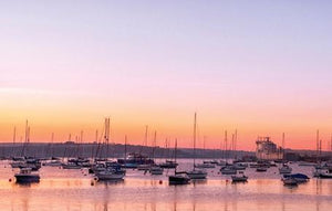PCC588 - Sunrise over Falmouth Harbour Postcard