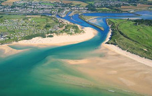PCC615 - Aerial Shot of Hayle Cornwall Postcard