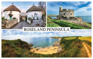 PCC646 - Vues de la péninsule de Roseland Cornwall Carte postale