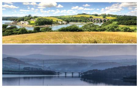 PCC669 - Antony Passage and Forder Viaduct Cornwall Postcard