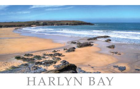 PCC673 - Harlyn Bay Cornwall Postcard