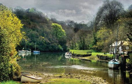 PCC716 - Lynher River at Forder near Saltash Cornwall Postcard