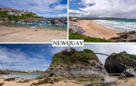 PCC729 - Three Views of Newquay Postcard
