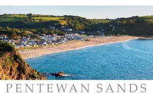 PCC786 - Pentewan Sands Cornwall Postcard (25 Cards)