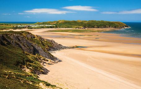 PCW510 - Broughton Bay Gower Postcard