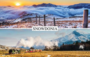 PCW561 - Snowdon Horseshoe/Welsh Highland Steam Train Postcard