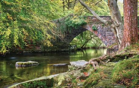 PCW574 - Pont sur la rivière Ogwen près de Bethesda Gwynedd Carte postale