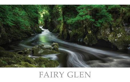 PCW593 - Fairy Glen Betws-y-Coed Postcard