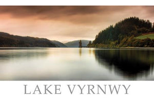 PCW595 - Carte postale du lac Vyrnwy Powys