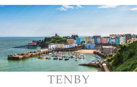 PCW597 - Carte postale du port de Tenby, Pembrokeshire