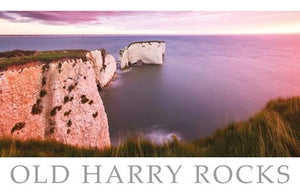 PDR521 - Carte postale du vieux Harry Rocks Dorset
