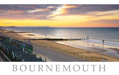 PDR540 - Carte postale de la plage de Bournemouth
