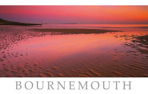 PDR542 - Bournemouth Sunset Postcard