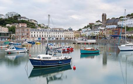 PDV524 - Bateaux dans le port de Torquay Carte postale