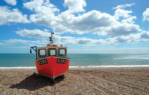 PDV556 - Bateau de pêche Branscombe Carte postale