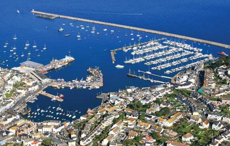 PDV572 - Carte postale aérienne de la marina de Brixham