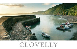 PDV598 - Clovelly Devon Postcard