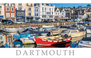 PDV637 - Dartmouth Boats Postcard