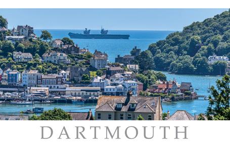 PDV639 - HMS Queen Elizabeth at Dartmouth Postcard