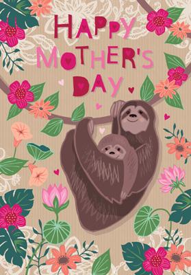 PL305 - Carte de voeux Bonne fête des mères