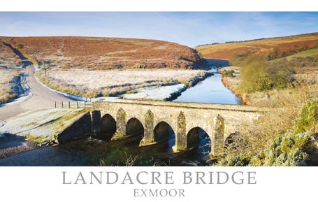 PST508 - Landacre Bridge Exmoor Postcard