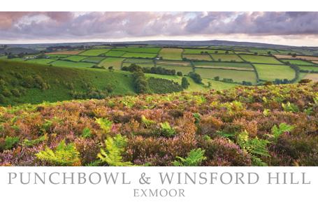 PST513 - Carte postale Punchbowl et Winsford Hill Exmoor