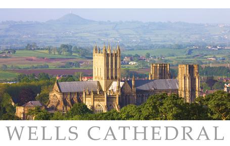 PST522 - Cathédrale de Wells et Glastonbury Tor Carte postale
