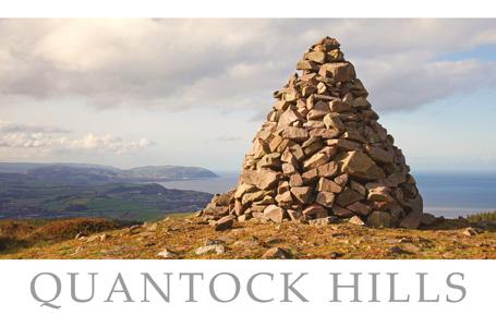 PST555 - Cairn sur Quantock Hills Somerset Carte postale