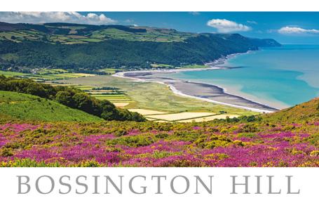 PST562 - Carte postale de Bossington Hill Exmoor