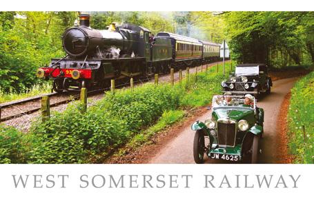 PST575 - Carte postale du chemin de fer West Somerset