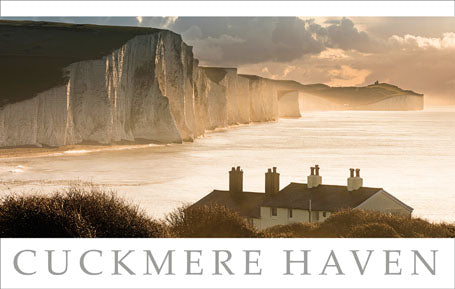 PSX504 - Cuckmere Haven and Seven Sisters, Sussex Postcard