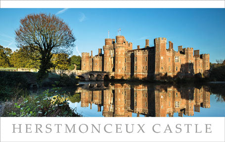 PSX508 - Carte postale du Sussex du château de Herstmonceux