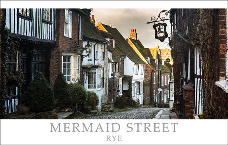 PSX510 - Mermaid Street, Rye, East Sussex Postcard