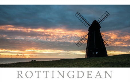 PSX512 - Moulin à vent Rottingdean East Sussex Carte postale