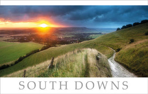 PSX514 - South Downs Sussex Postcard