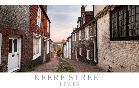 PSX517 - Keere Street, Lewes, East Sussex Postcard