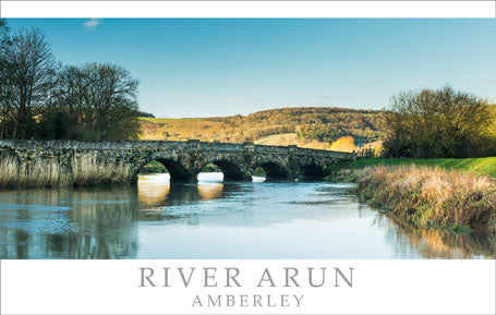 PSX518 - River Arun at Amberley Sussex Postcard (Pack of 25)