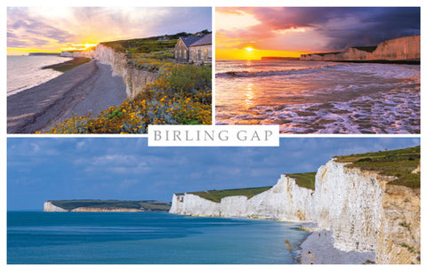 PSX537 - Birling Gap and Seven Sisters Postcard (25 Postcards)