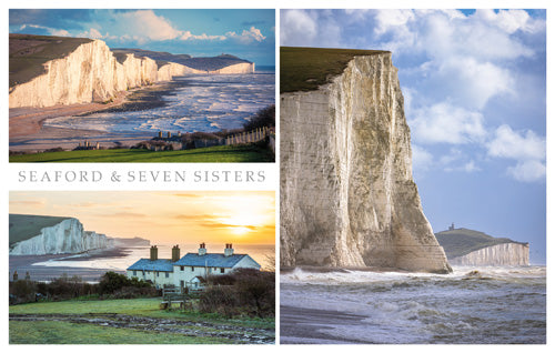 PSX549 - Seaford, Cuckmere Haven and Seven Sisters Postcard (25 Postcards)