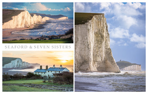 PSX549 - Seaford, Cuckmere Haven and Seven Sisters Postcard (25 Postcards)
