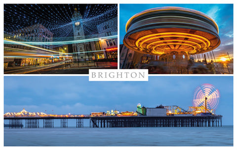 PSX562 - Carte postale des lumières de Brighton (25 cartes postales)