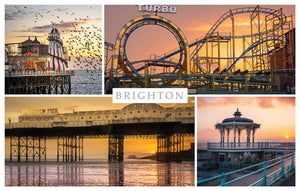 PSX565 - Carte postale Brighton Sundown (25 cartes postales)