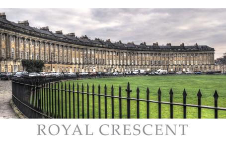 PWD533 - Carte postale du bain Royal Crescent